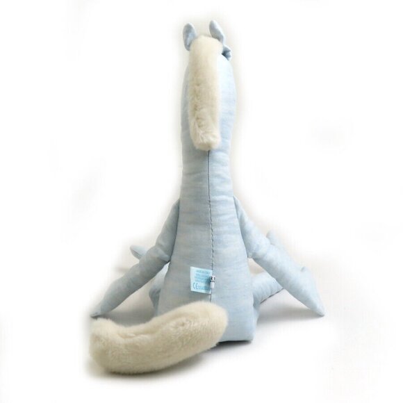 Auth HERMES Stuffed Toy Baby Toy Blue/White Linen - e59721j - Picture 4 of 8